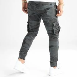 Acheter 🌟 Pantalon Cargo Super Skinny Cargo 2090 Gris Anthracite Camouflage de LBO 😀 -France LBO Soldes Boutique lbo 310472 FAB SHALBO 2090 20220722T145803 04