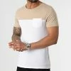 Remise 🥰 Tee 👕 Shirt Poche 2405 Blanc Beige de LBO 🛒 -France LBO Soldes Boutique lbo 310477 FAB SHALBO 2405 20220517T154250 01