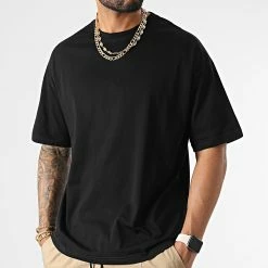 De gros ✨ Tee 👚 Shirt Oversize Large 2220 Noir de LBO 🤩