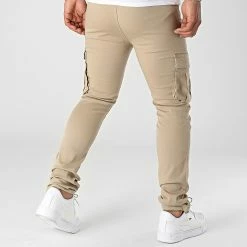 Bon marché 🔔 Pantalon Cargo 2369 Beige de LBO 💯 13 Bon marché 🔔 Pantalon Cargo 2369 Beige de LBO 💯 -France LBO Soldes Boutique lbo 311386 FAB SHALBO 2369 20220513T145442 06