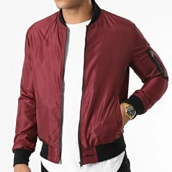 Bon marché 👏 Veste Bomber 0060 Bordeaux de LBO 🎉 -France LBO Soldes Boutique lbo 312244 FAB LBO 10701336 0060 20220608T090013 03