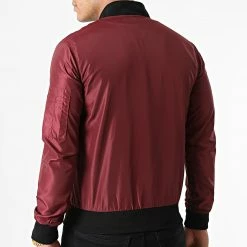 Bon marché 👏 Veste Bomber 0060 Bordeaux de LBO 🎉 -France LBO Soldes Boutique lbo 312244 FAB LBO 10701336 0060 20220608T090015 04