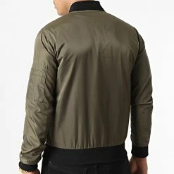 Acheter 🔔 Veste Bomber 0061 Vert Kaki de LBO 🌟 -France LBO Soldes Boutique lbo 312245 FAB LBO 10701336 0061 20220608T085907 04