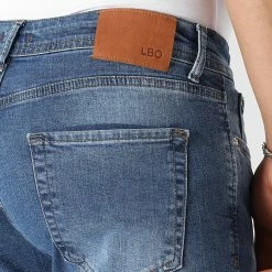 Les meilleures critiques de 😀 Jean Slim Fit 2193 Bleu Denim de LBO ✔️ -France LBO Soldes Boutique lbo 313687 FAB SHALBO 2193 20220513T150024 02