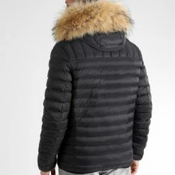 De gros 👏 Doudoune Capuche Diamond Avec Fourrure Beige 0031 Noir de LBO 🔔 -France LBO Soldes Boutique lbo 314095 FAB LBO 1070510 0031 20221104T113853 04