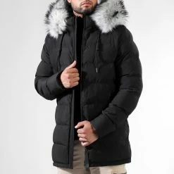 Grosses soldes 🎁 Doudoune Longue Explorer Avec Fourrure Grise 0037 Noir de LBO 🛒 -France LBO Soldes Boutique lbo 314188 FAB LBO 1070510 0037 20220929T164144 01