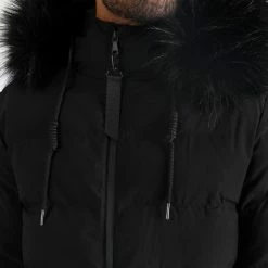 De gros ✔️ Doudoune Longue Explorer Avec Fourrure Noire 0038 Noir de LBO 🤩 -France LBO Soldes Boutique lbo 314197 LBO 1070510 0038 20221107T090738 02