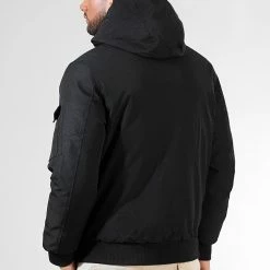 Sortie 🎉 Parka Courte Platinium 0039 Noir de LBO 😍 -France LBO Soldes Boutique lbo 314201 FAB LBO 1070510 0039 20221005T104554 04