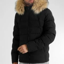 Vente flash ⌛ Doudoune Racer Premium Avec Fourrure Beige 0060 Noir de LBO 🎉 -France LBO Soldes Boutique lbo 314316 LBO 1070510 0060 20221107T090814 03