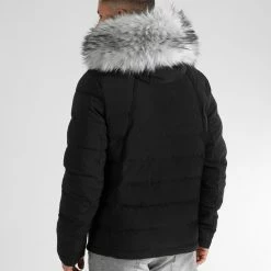 Remise 😍 Doudoune Racer Premium Avec Fourrure Grise 0061 Noir de LBO 🧨 -France LBO Soldes Boutique lbo 314317 LBO 1070510 0061 20221107T090904 04