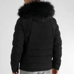 Meilleure vente 🔥 Doudoune Racer Premium Avec Fourrure Noire 0062 Noir de LBO 🤩 -France LBO Soldes Boutique lbo 314318 LBO 1070510 0062 20221107T090939 04