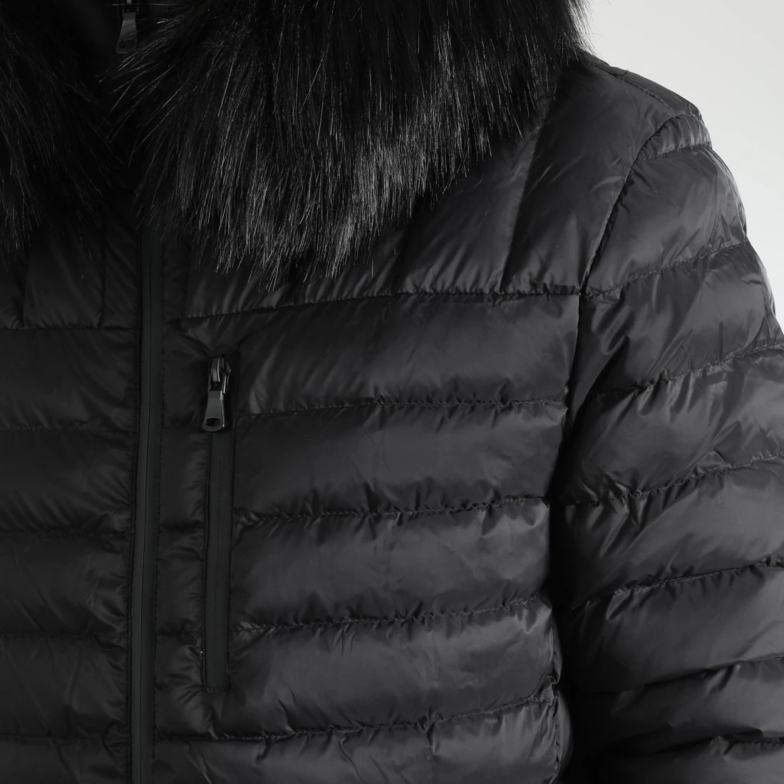 Tout neuf 🔥 Doudoune Capuche Diamond Avec Fourrure Noire 0064 Noir de LBO 🔔 4 Tout neuf 🔥 Doudoune Capuche Diamond Avec Fourrure Noire 0064 Noir de LBO 🔔 – Image 2