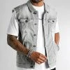 Grosses soldes ✔️ Veste Jean Sans Manche 2465 Denim Gris de LBO 👍 -France LBO Soldes Boutique lbo 316492 FAB SHALBO 2465 20220712T151235 01