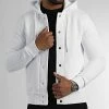 De gros 🤩 Veste A Capuche 2438 Blanc de LBO 🔥