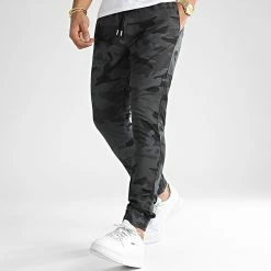 Vente flash 🎁 Jogger Pant Super Skinny 2475 Gris Anthracite Camouflage de LBO 😉 -France LBO Soldes Boutique lbo 317668 FAB SHALBO 2475 20220729T081919 03