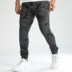 Vente flash 🎁 Jogger Pant Super Skinny 2475 Gris Anthracite Camouflage de LBO 😉