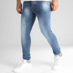 Grosses soldes ⌛ Jean Skinny Fit 0049 Denim Bleu Medium de LBO 👏
