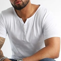 Meilleure vente 🔥 Tee 👕 Shirt Avec Boutons 2404 Blanc de LBO 🎉 5 Meilleure vente 🔥 Tee 👕 Shirt Avec Boutons 2404 Blanc de LBO 🎉 -France LBO Soldes Boutique lbo 318104 SHALBO 2404 20220708T151517 01