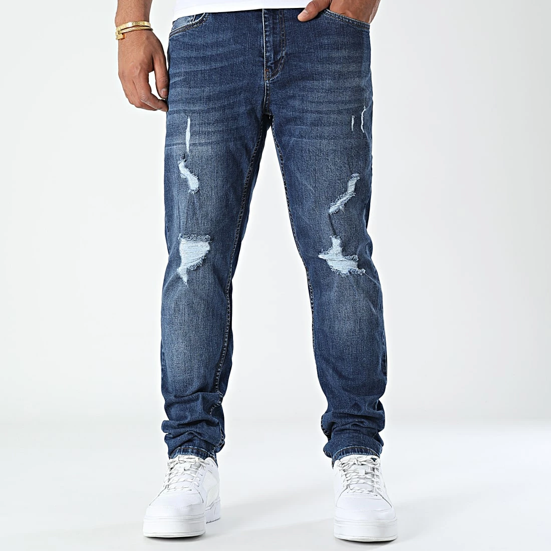 Bon marché ⌛ Jean Regular Fit 2479 Bleu Denim Foncé de LBO 🌟 3 Bon marché ⌛ Jean Regular Fit 2479 Bleu Denim Foncé de LBO 🌟