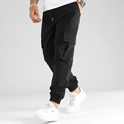 Grosses soldes 👏 Pantalon Cargo Avec Poches 0162 Noir de LBO ✔️ -France LBO Soldes Boutique lbo 319510 10701336 0162 20220729T145247 05