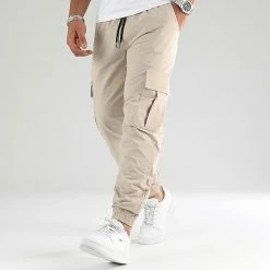 Budget 😀 Pantalon Cargo Avec Poches 0171 Beige de LBO ✨ -France LBO Soldes Boutique lbo 319513 10701336 0171 20220729T145220 05