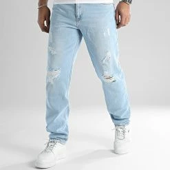 Le moins cher ⌛ Jean Relaxed Fit Avec Destroy 2506 Bleu Denim Wash de LBO 🥰 10 Le moins cher ⌛ Jean Relaxed Fit Avec Destroy 2506 Bleu Denim Wash de LBO 🥰 -France LBO Soldes Boutique lbo 319970 SHALBO 2506 20220812T144932 04