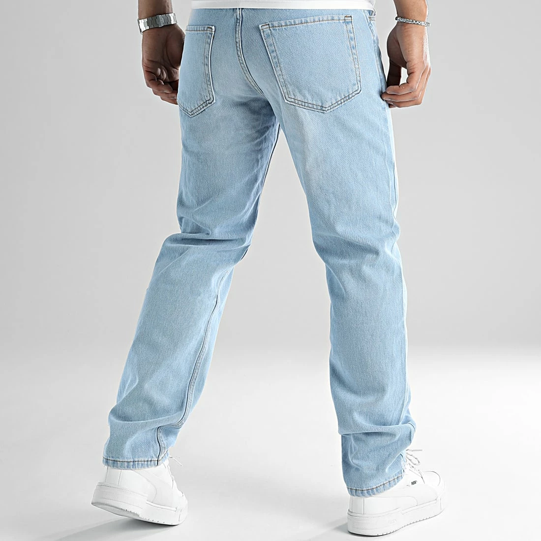 Le moins cher ⌛ Jean Relaxed Fit Avec Destroy 2506 Bleu Denim Wash de LBO 🥰 7 Le moins cher ⌛ Jean Relaxed Fit Avec Destroy 2506 Bleu Denim Wash de LBO 🥰 – Image 5