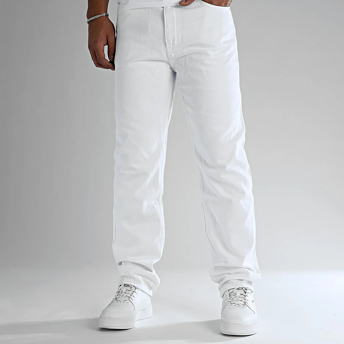 Meilleur prix 🔥 Jean Relaxed Fit 2510 Denim Blanc de LBO 😉 5 Meilleur prix 🔥 Jean Relaxed Fit 2510 Denim Blanc de LBO 😉 – Image 3