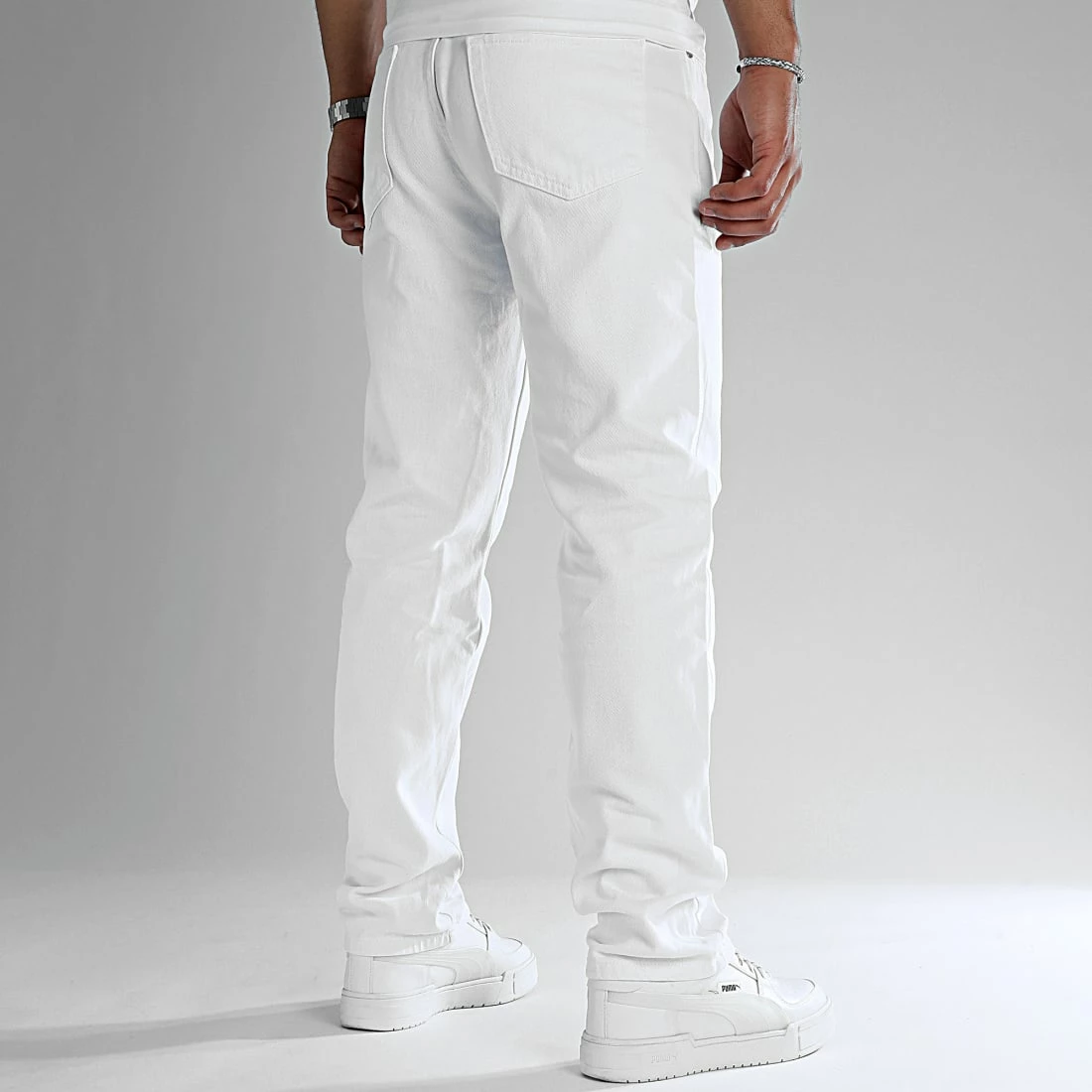 Meilleur prix 🔥 Jean Relaxed Fit 2510 Denim Blanc de LBO 😉 7 Meilleur prix 🔥 Jean Relaxed Fit 2510 Denim Blanc de LBO 😉 – Image 5