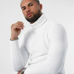 Tout neuf ⌛ Pull Col Roulé Grosses Mailles 0190 Blanc de LBO 😍 5 Tout neuf ⌛ Pull Col Roulé Grosses Mailles 0190 Blanc de LBO 😍 -France LBO Soldes Boutique lbo 319998 LBO 1070546 0190 20220513T150743 02