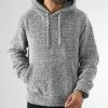 Meilleure vente 🧨 Sweat Capuche Mouton 0248 Gris Chiné de LBO 🥰 -France LBO Soldes Boutique lbo 320123 1070546 0248 1 20221123T091048 01