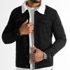 Tout neuf 🎁 Veste Jean Interieur Mouton 1529 Denim Noir de LBO 🔔 -France LBO Soldes Boutique lbo 321957 SHALBO 1529 20220809T145615 01