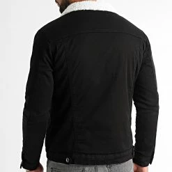 Tout neuf 🎁 Veste Jean Interieur Mouton 1529 Denim Noir de LBO 🔔 -France LBO Soldes Boutique lbo 321957 SHALBO 1529 20220809T145619 04