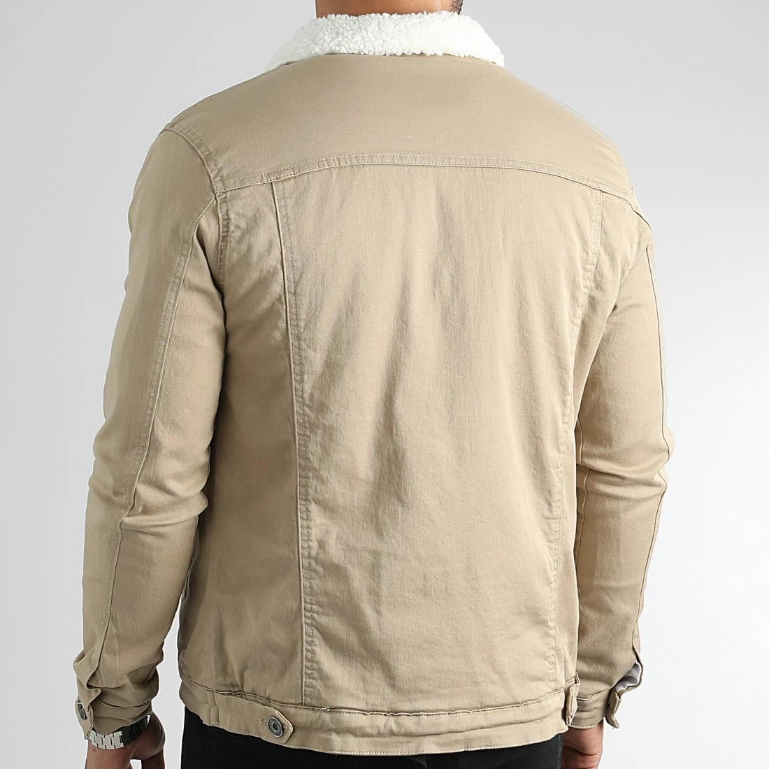 Top 10 🤩 Veste Jean Interieur Mouton 1880 Denim Beige de LBO 🔔 6 Top 10 🤩 Veste Jean Interieur Mouton 1880 Denim Beige de LBO 🔔 – Image 4