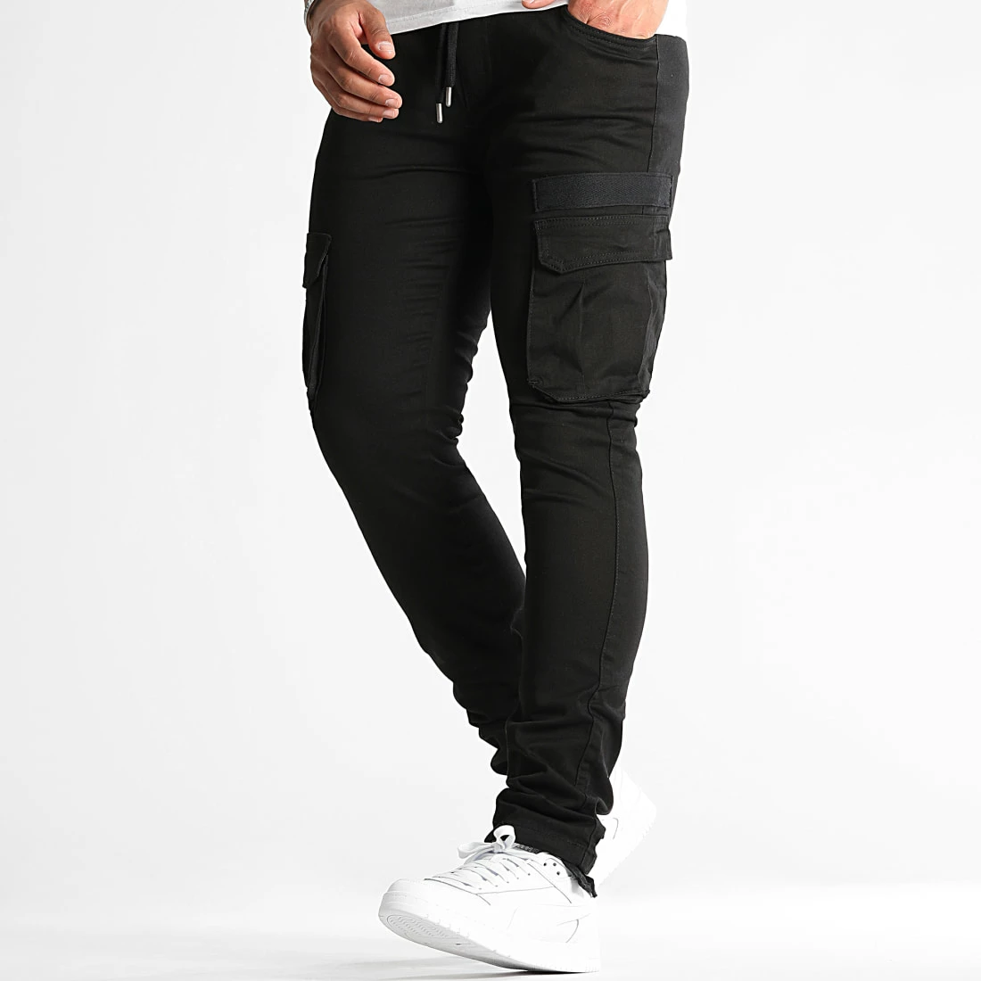 Bon marché 🔔 Pantalon Cargo 2544 Noir de LBO 🎁 5 Bon marché 🔔 Pantalon Cargo 2544 Noir de LBO 🎁 – Image 3
