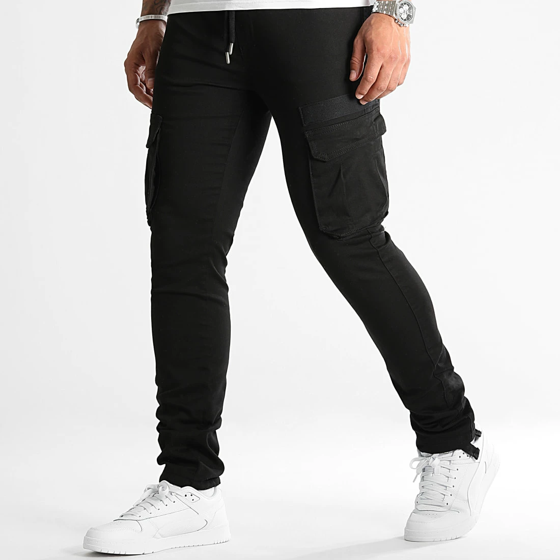 Bon marché 🔔 Pantalon Cargo 2544 Noir de LBO 🎁 3 Bon marché 🔔 Pantalon Cargo 2544 Noir de LBO 🎁