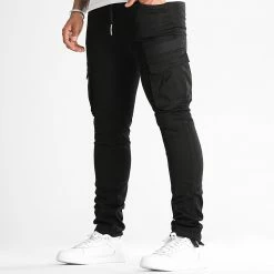 Bon marché 🔔 Pantalon Cargo 2544 Noir de LBO 🎁 11 Bon marché 🔔 Pantalon Cargo 2544 Noir de LBO 🎁 -France LBO Soldes Boutique lbo 322486 SHALBO 2544 20220914T155808 04