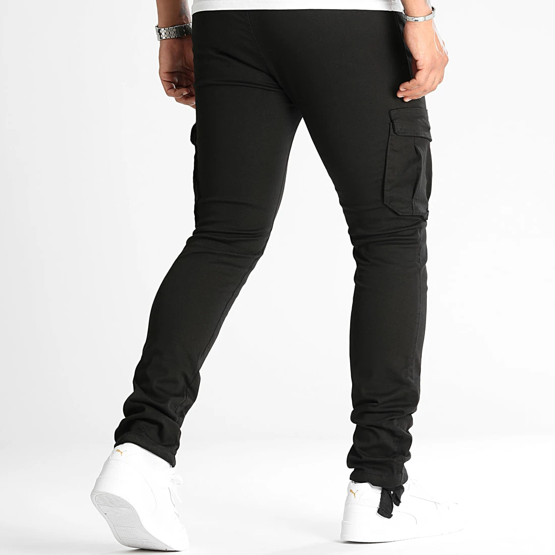 Bon marché 🔔 Pantalon Cargo 2544 Noir de LBO 🎁 8 Bon marché 🔔 Pantalon Cargo 2544 Noir de LBO 🎁 – Image 6