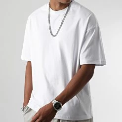 Bon marché 🌟 Lot de 2 Tee 👚 Shirts Oversize Large 2567 Noir Blanc de LBO 🧨 -France LBO Soldes Boutique lbo 323189 SHALBO 2567 20220805T151110 03