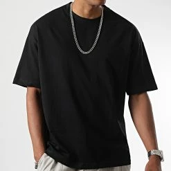 Bon marché 🌟 Lot de 2 Tee 👚 Shirts Oversize Large 2567 Noir Blanc de LBO 🧨 -France LBO Soldes Boutique lbo 323189 SHALBO 2567 20220805T151111 04