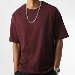 Promo 🔔 Tee 👕 Shirt Oversize Large 2570 Bordeaux de LBO ⭐