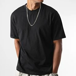 Acheter 🎁 Lot de 2 Tee 👚 Shirts Oversize Avec Revers 2582 Noir Blanc de LBO 🧨 -France LBO Soldes Boutique lbo 323530 SHALBO 2582 20220805T160658 03