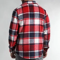 Nouveau 💯 Surchemise A Carreaux 0102 Bleu Marine Blanc Rouge de LBO 👍 -France LBO Soldes Boutique lbo 326676 LBO 1070318 0102 20220817T151518 04