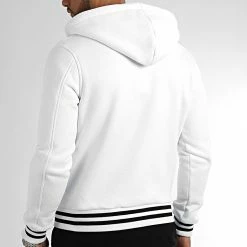 Offres 🎉 Veste Teddy A Capuche 2537 Blanc de LBO ✔️ -France LBO Soldes Boutique lbo 327326 SHALBO 2537 20221104T122353 04