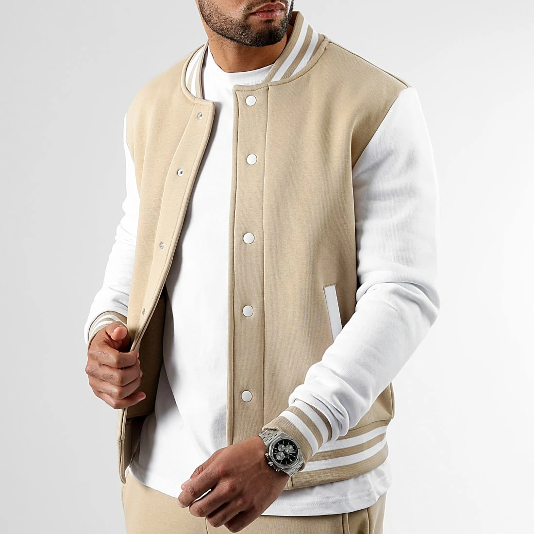 Tout neuf 🎁 Veste Teddy 2559 Beige Blanc de LBO ❤️ 5 Tout neuf 🎁 Veste Teddy 2559 Beige Blanc de LBO ❤️ – Image 3