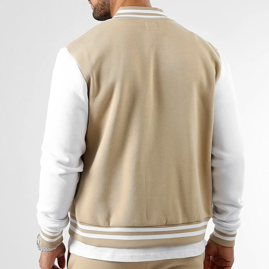 Tout neuf 🎁 Veste Teddy 2559 Beige Blanc de LBO ❤️ 6 Tout neuf 🎁 Veste Teddy 2559 Beige Blanc de LBO ❤️ – Image 4