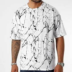 Grosses soldes 😉 Tee 👚 Shirt Oversize Large Imprimé 2646 Marble Blanc de LBO ✔️ -France LBO Soldes Boutique lbo 327331 SHALBO 2646 20220906T150958 03