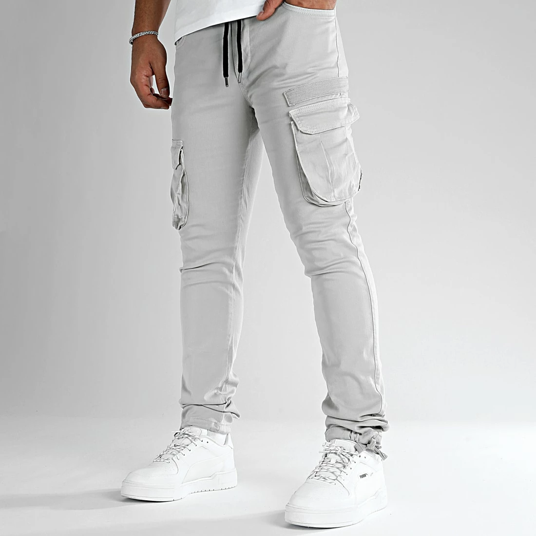 Grosses soldes 🤩 Pantalon Cargo 2439 Gris Clair de LBO 😍 7 Grosses soldes 🤩 Pantalon Cargo 2439 Gris Clair de LBO 😍 – Image 5