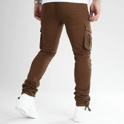 Remise 😀 Pantalon Cargo 2648 Marron de LBO ⌛ -France LBO Soldes Boutique lbo 327399 SHALBO 2648 20220920T154147 04