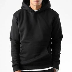 Bon marché 🔥 Sweat Capuche Molleton 2497 Noir de LBO 🎉